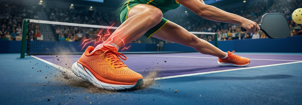 Pickleball Shoe Outsole Wear