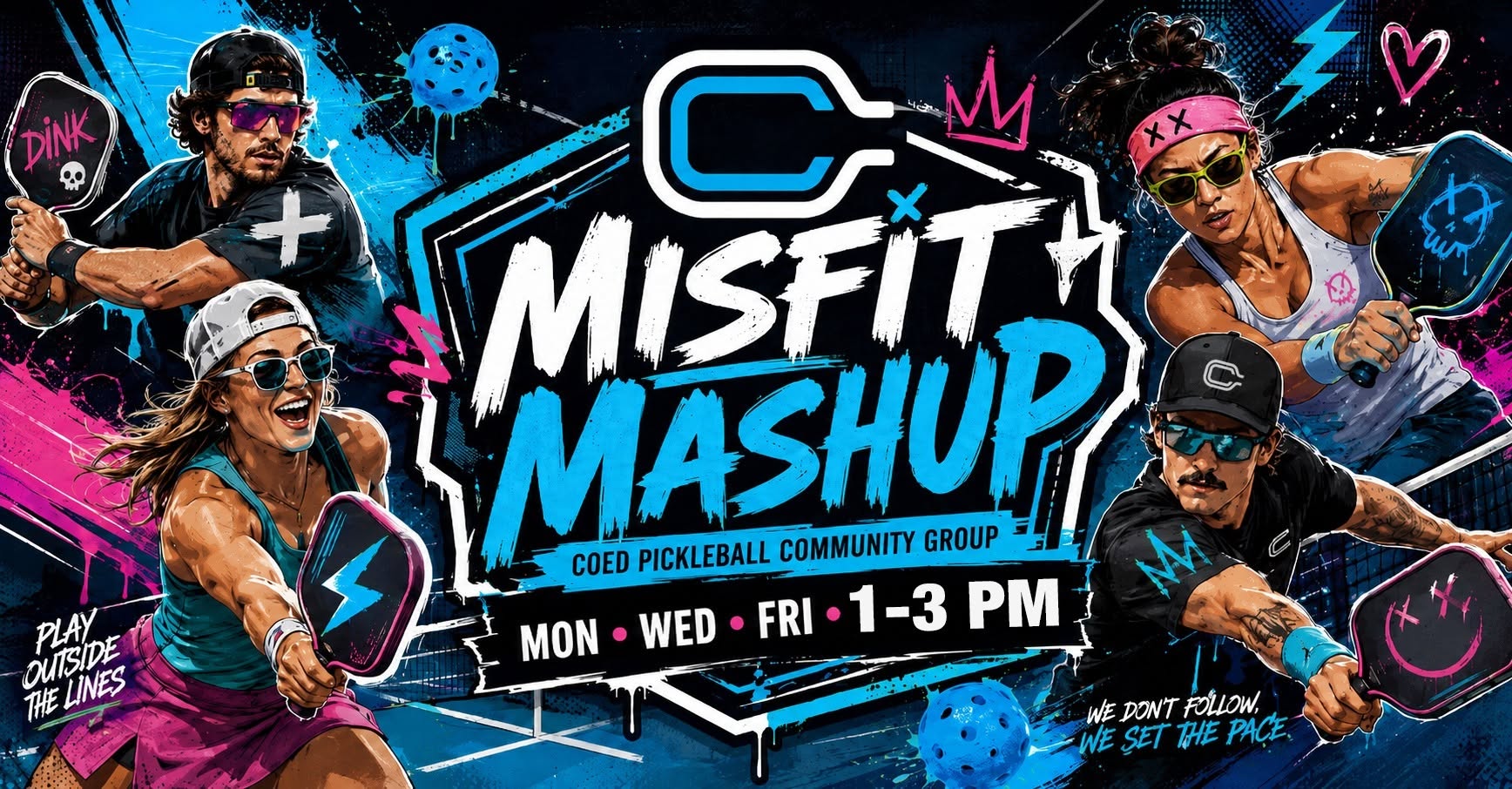 Misfit Mashup - Monday, Wednesday and Friday, 1-3 PM